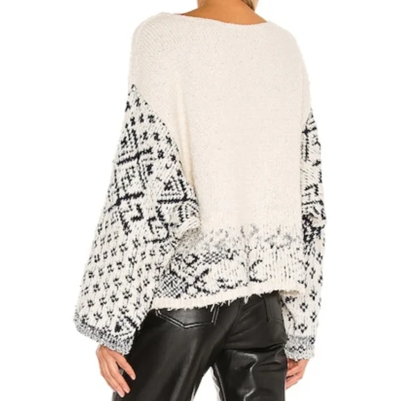 Free People Midnight Beach Pullover in Evening Ivory Combo - Picture 3 of 12